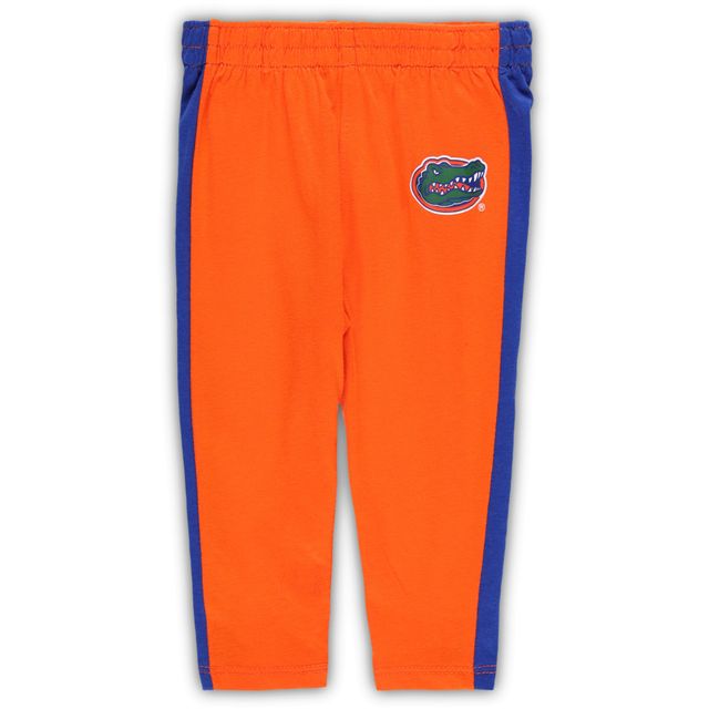 Ensemble body à manches longues et pantalon de survêtement pour bébé Royal/Orange Florida Gators Little Kicker