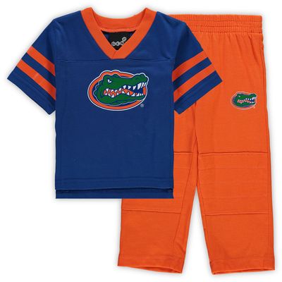 Infant Royal/Orange Florida Gators Training Camp Jersey and Pants Set