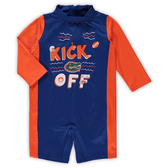 Combinaison néoprène Royal/Orange Florida Gators Wave Runner pour bébé