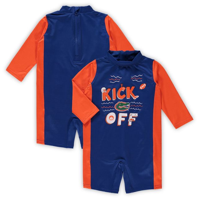 Combinaison néoprène Royal/Orange Florida Gators Wave Runner pour bébé