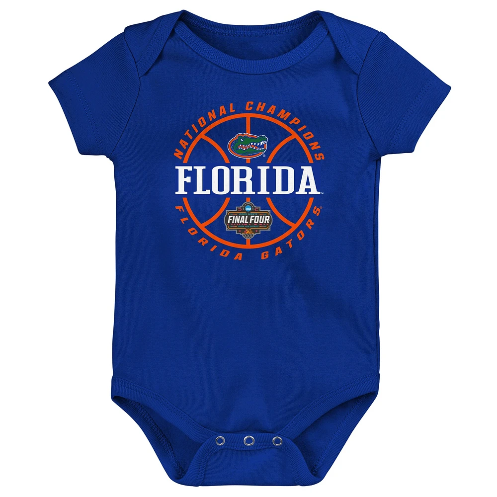 Infant Royal Florida Gators 2025 NCAA Men's Basketball National Champions Slam Dunk Bodysuit