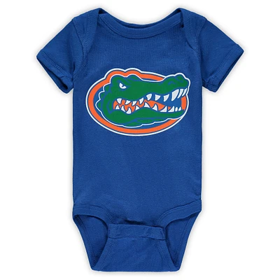 Infant Royal Florida Gators Mascot Head Big Logo Bodysuit