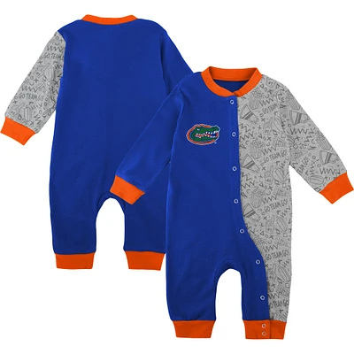 Infant Royal Florida Gators Playbook Two-Tone Sleeper