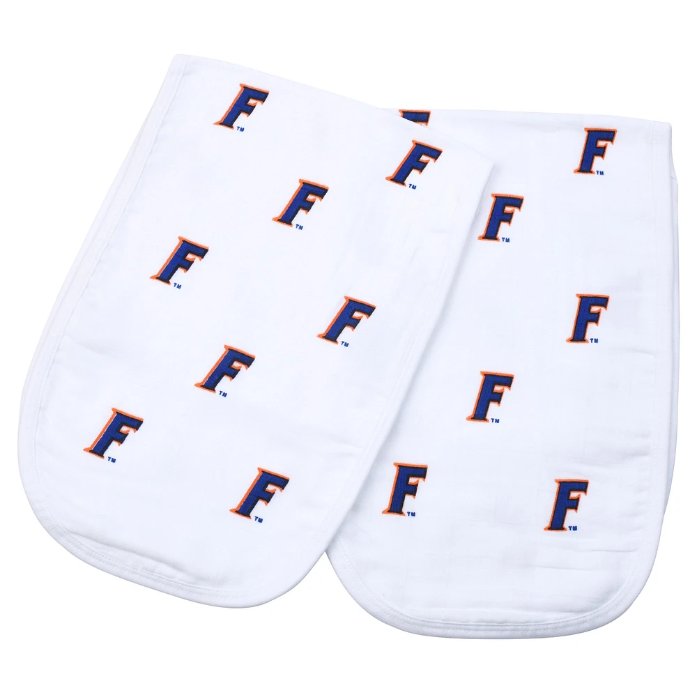 Infant Three Little Anchors Florida Gators 2-Pack Muslin Burp Cloth Set