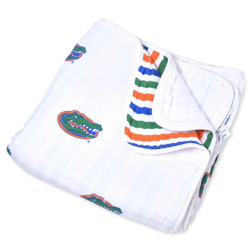 Infant Three Little Anchors Florida Gators 47" x 47" Muslin 4-Layer Blanket