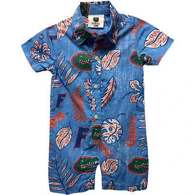 Barboteuse florale vintage Wes & Willy Royal Florida Gators pour bébé