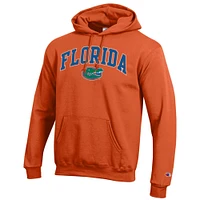 Sweat à capuche orange Champion Florida Gators avec logo Arch Over pour homme