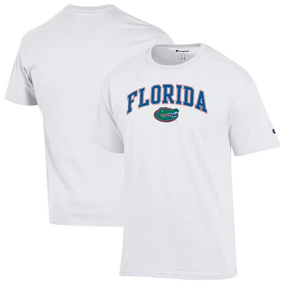 Men's Champion  White Florida Gators Arched Logo T-Shirt