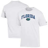 Men's Champion  White Florida Gators Arched Logo T-Shirt