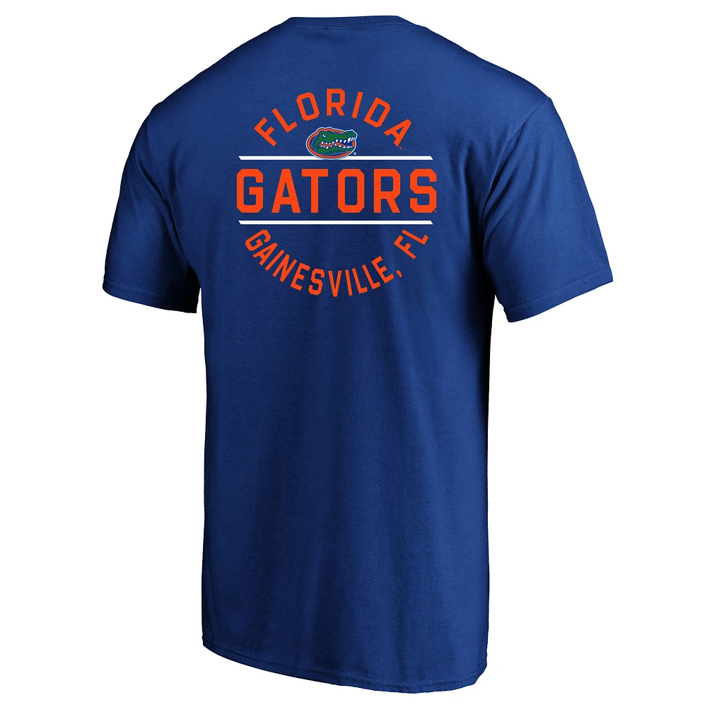 Men's Fanatics  Royal Florida Gators Big & Tall Fast Break 2 Hit T-Shirt