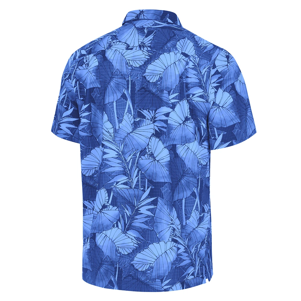 Men's Tommy Bahama  Light Blue Florida Gators Coast Nuevo Fronds Camp Button-Up Top