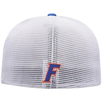 Men's Top of the World  Heather Gray Florida Gators Stamp Three-Tone Flex Hat