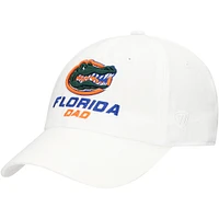 Casquette ajustable Top of the World blanche pour homme des Florida Gators