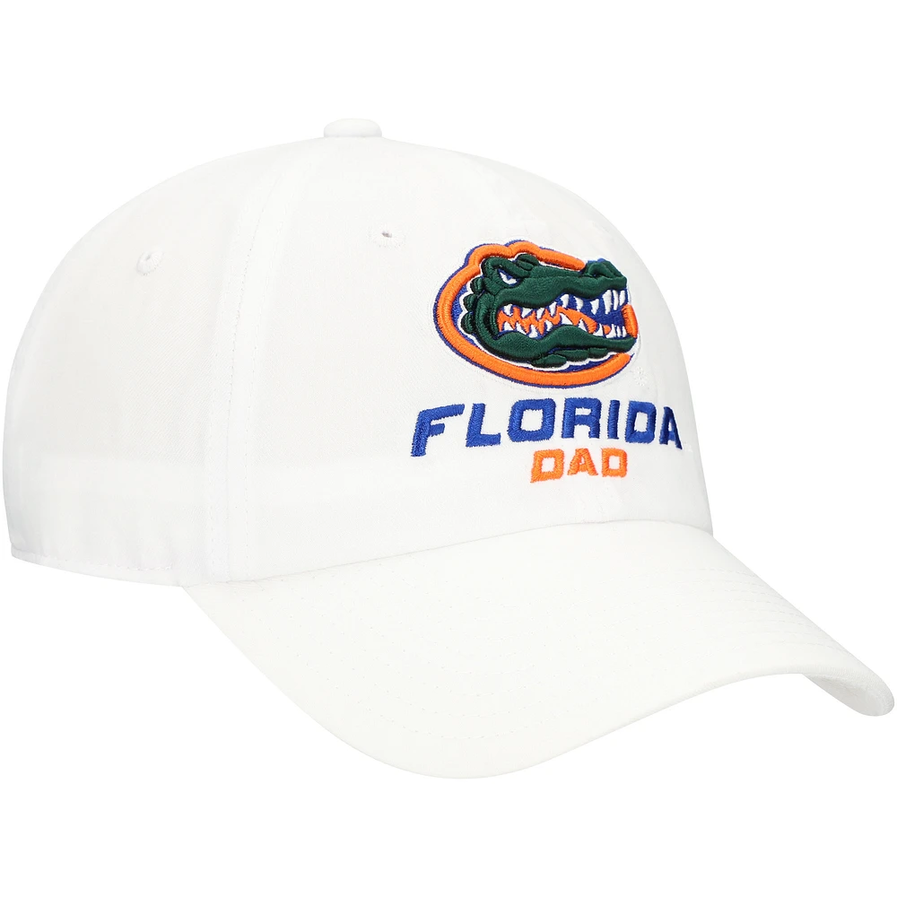 Casquette ajustable Top of the World blanche pour homme des Florida Gators