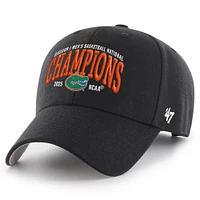 Men's '47 Black Florida Gators 2025 NCAA Men's Basketball National Champions MVP Adjustable Hat