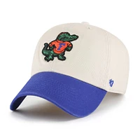 Men's '47 Cream Florida Gators Grand Stand Clean Up Adjustable Hat