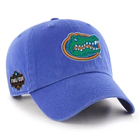 Men's '47 Royal Florida Gators 2025 NCAA Men's Basketball Tournament March Madness Final Four Clean Up Adjustable Hat