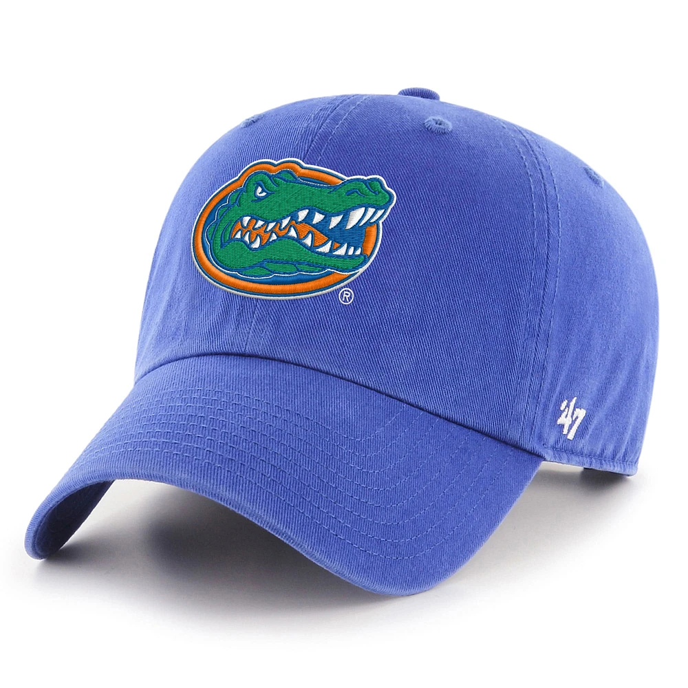 Men's '47 Royal Florida Gators 2025 NCAA Men's Basketball Tournament March Madness Final Four Clean Up Adjustable Hat