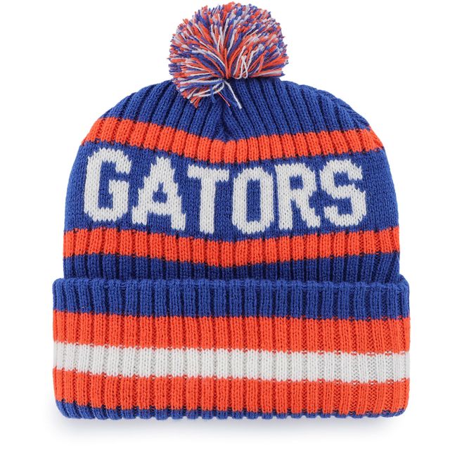 Bonnet en tricot à revers Bering '47 Royal Florida Gators pour hommes avec pompon