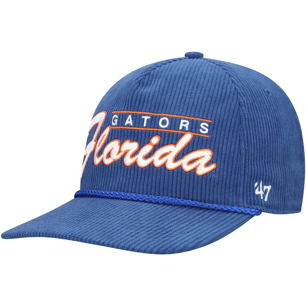 Casquette ajustable à double tête Gridiron '47 Royal Florida Gators pour homme