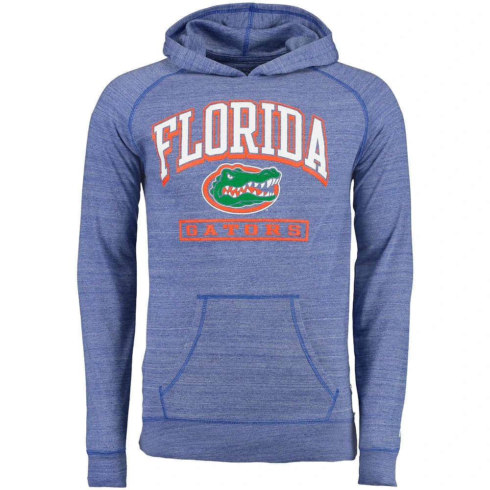 Men's Alta Gracia (Fair Trade) Heathered Royal Florida Gators Javier Raglan Hoodie