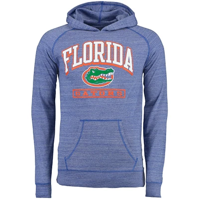 Sweat à capuche raglan Javier Royal Florida Gators chiné Alta Gracia (commerce équitable) pour homme