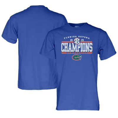 Florida Gators Blue 84 2023 SEC Gymnastics Regular Season Champions Locker Room T-Shirt - Royal