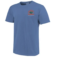 Men's Blue Florida Gators 2025 NCAA Basketball National Champions Distressed Net T-Shirt