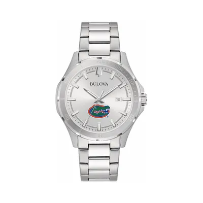 Florida Gators Bulova Stainless Steel Classic Sport Watch - Silver