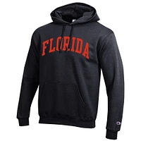 Sweat à capuche en polaire noir Champion pour homme des Florida Gators Basic Arch