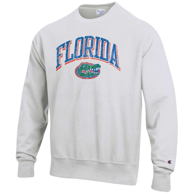 Chandail à enfiler tissage inversé Champion Florida Gators Arch Over Logo pour homme, gris