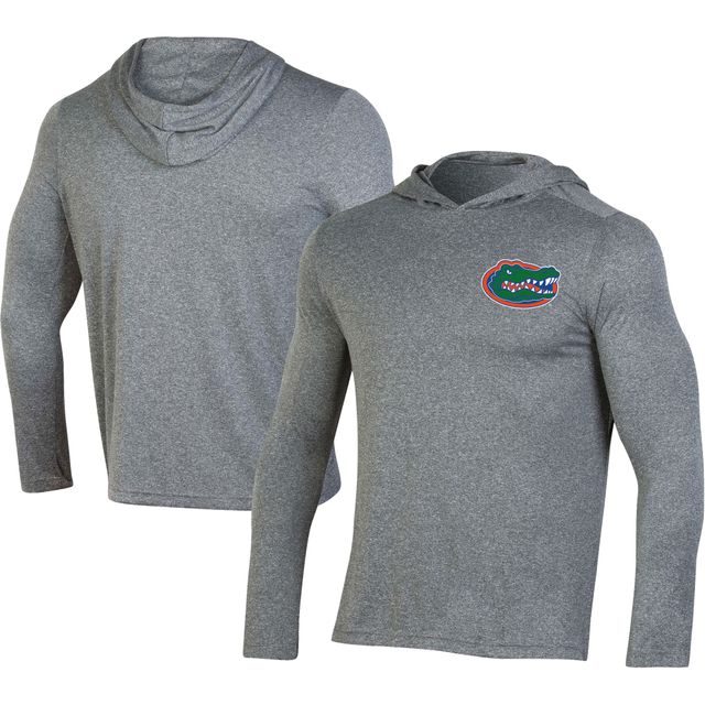 T-shirt à capuche manches longues Champion Florida Gators gris pour homme