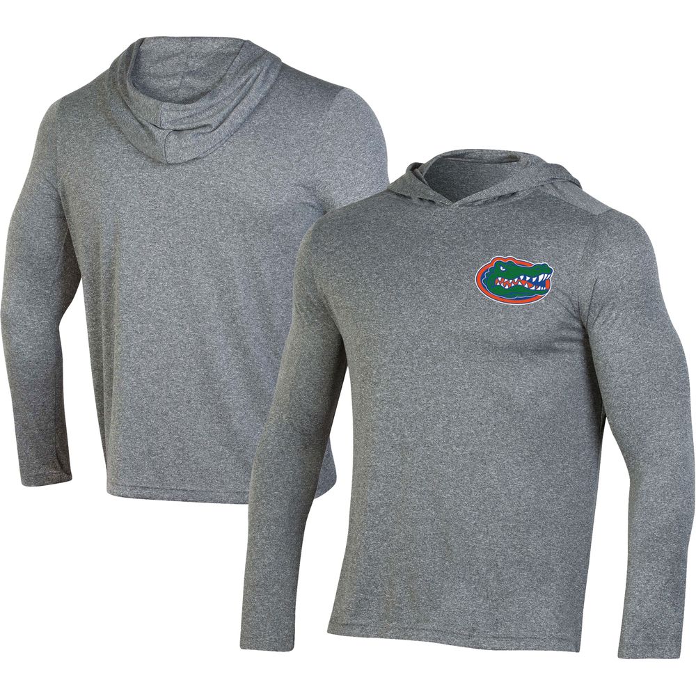 Men's Champion Gray Florida Gators Hoodie Long Sleeve T-Shirt