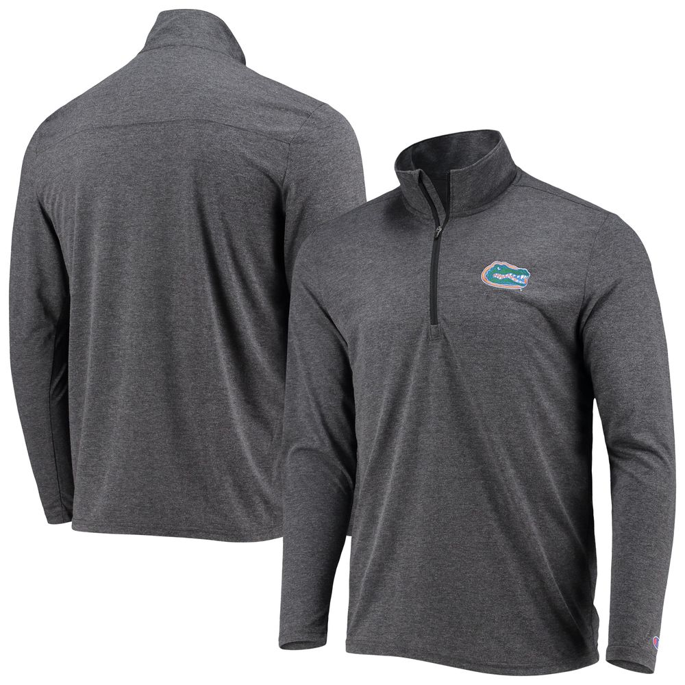 Men's Champion Heathered Florida Gators Field Day Team Quarter-Zip Jacket