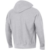 Men's Champion Heathered Gray Florida Gators Team Arch Reverse Weave Pullover Hoodie