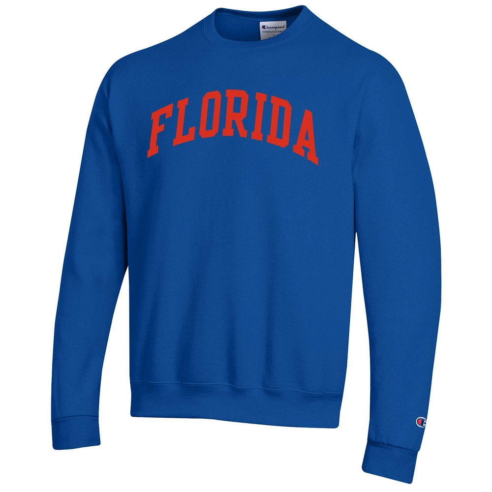 Sweat-shirt en polaire Champion Royal Florida Gators Basic Arch pour homme