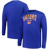 Men's Champion Royal Florida Gators Big & Tall Arch Long Sleeve T-Shirt