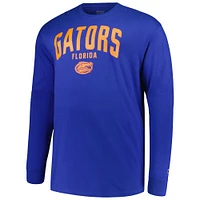 Men's Champion Royal Florida Gators Big & Tall Arch Long Sleeve T-Shirt