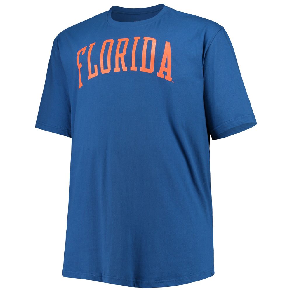 Men's Champion Royal Florida Gators Big & Tall Arch Team Logo T-Shirt