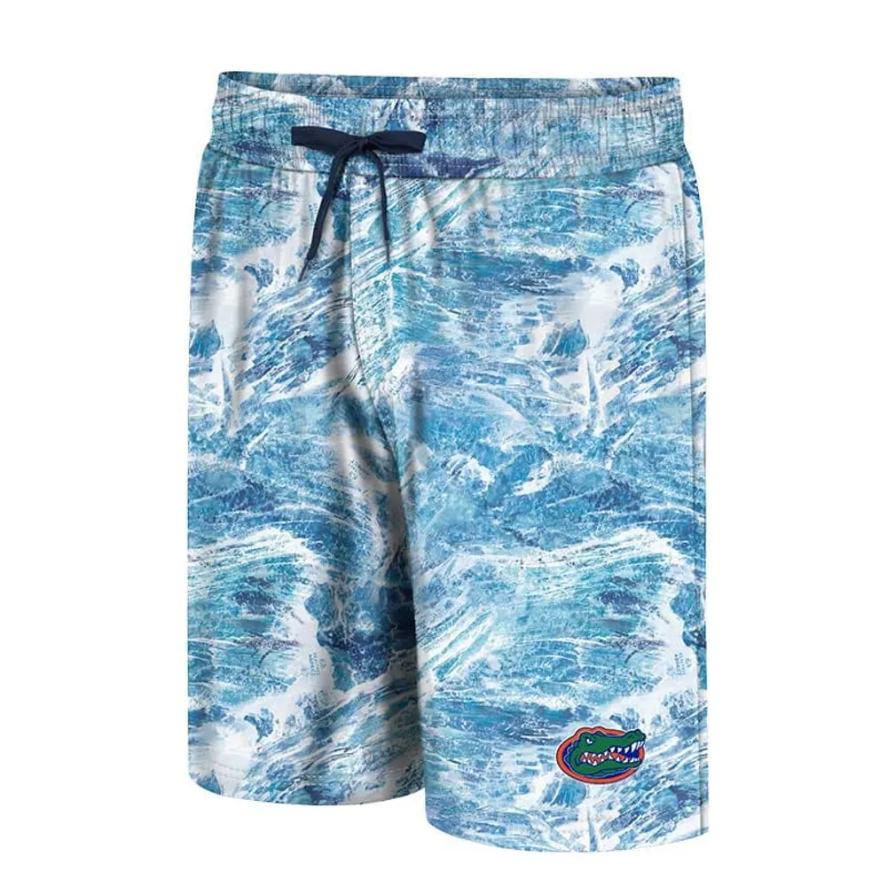 Colosseum Blue Florida Gators Realtree Aspect Ohana Short de bain pour homme