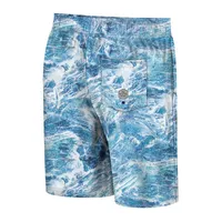 Men's Colosseum Blue Florida Gators Realtree Aspect Ohana Swim Shorts