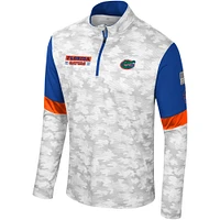 Men's Colosseum  Camo Florida Gators OHT Military Appreciation Tomahawk Quarter-Zip Windshirt