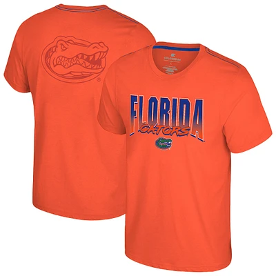 T-shirt orange à double logo des Florida Gators pour homme Colosseum