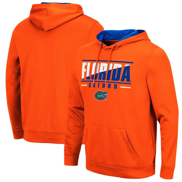 Sweat à capuche Colosseum Orange Florida Gators Slash Stack 2.0 pour homme