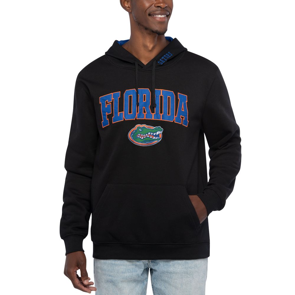 Men's Colosseum Royal Florida Gators Arch & Logo 3.0 Pullover Hoodie