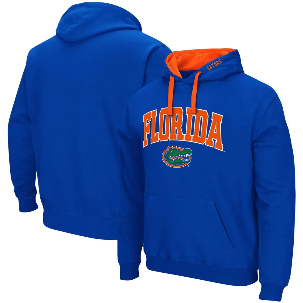 Men's Colosseum Royal Florida Gators Big & Tall Arch Logo 2.0 Pullover Hoodie