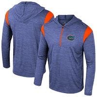 Men's Colosseum Royal Florida Gators Dozer Half-Zip Windshirt