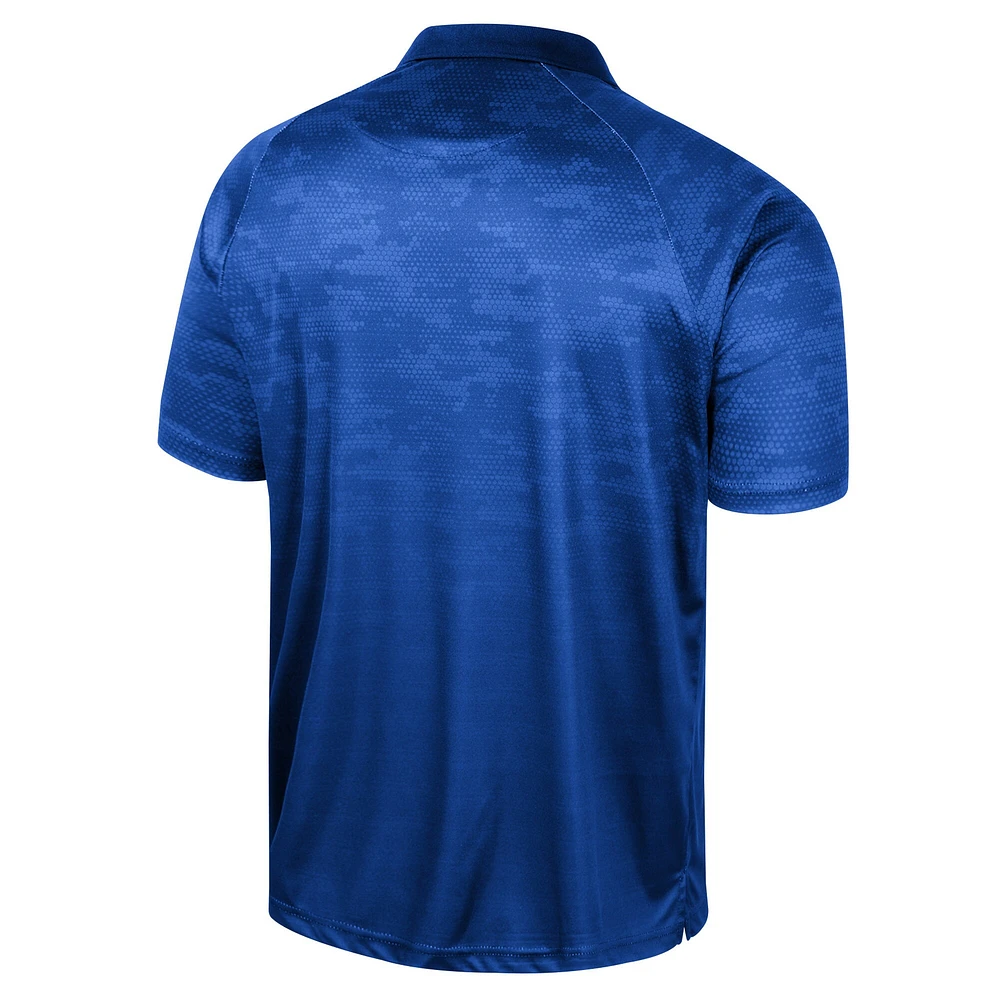 Polo raglan en nid d'abeille Colosseum Royal Florida Gators pour hommes