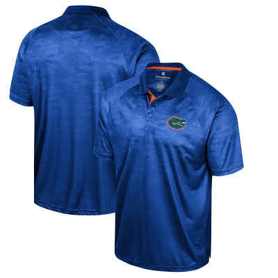 Polo raglan en nid d'abeille Colosseum Royal Florida Gators pour hommes