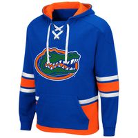 Men's Colosseum Royal Florida Gators Lace Up 3.0 Pullover Hoodie